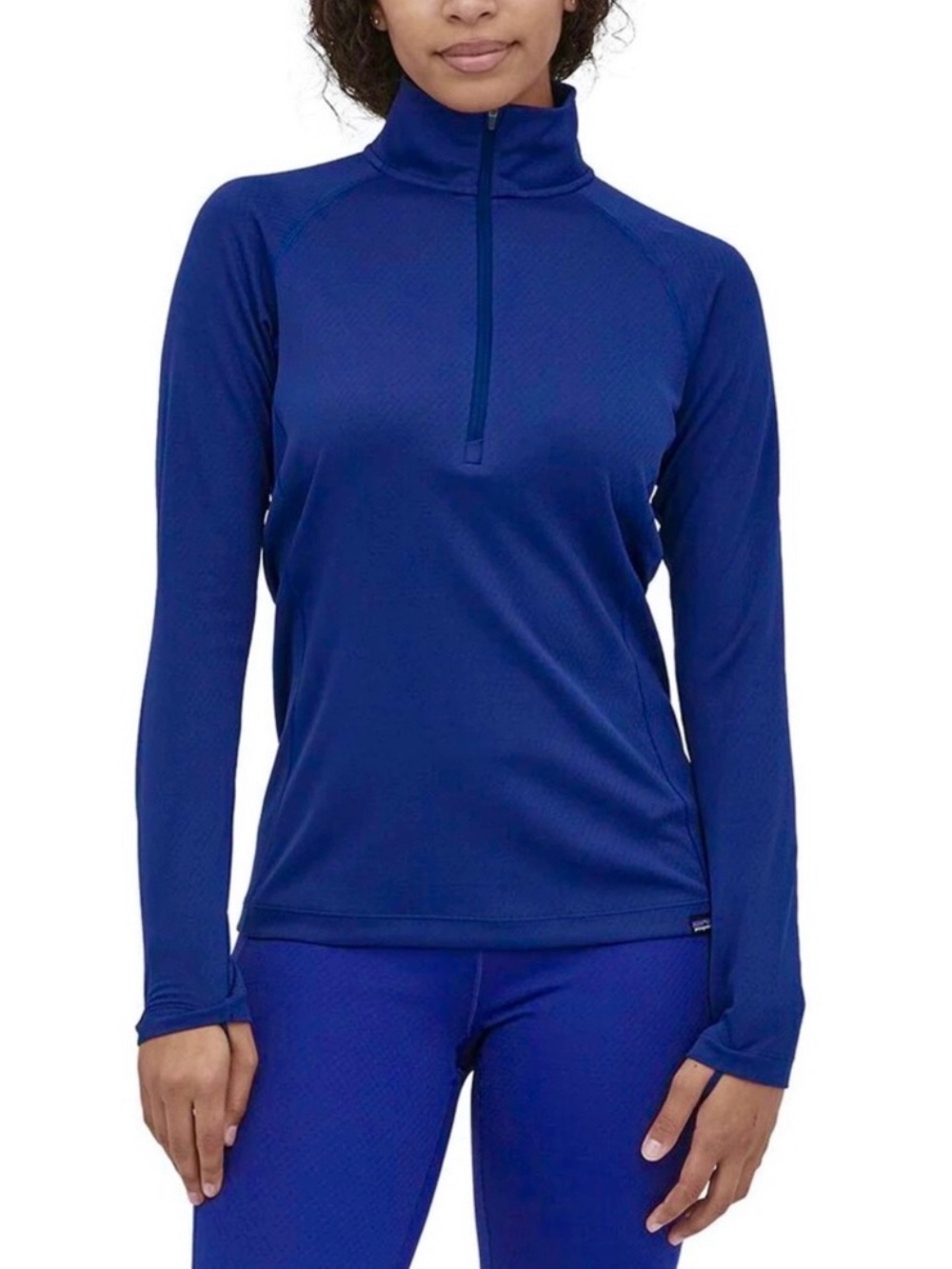 Women's Midweight Capilene Thermal Baselayer 1/4 Zip-up Ski Microfleece